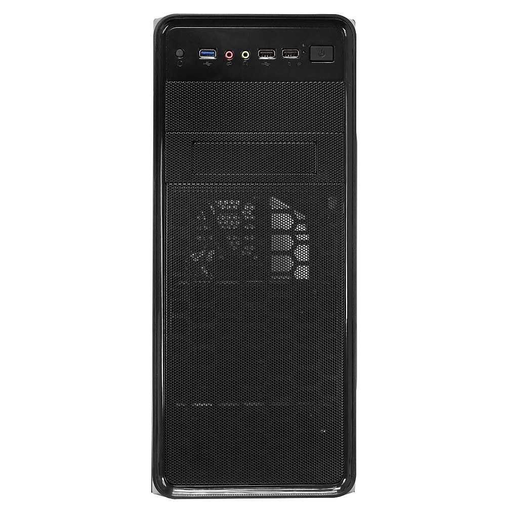 Корпус MidiTower CrownMicro CMC-611 black (ATX, 450W)