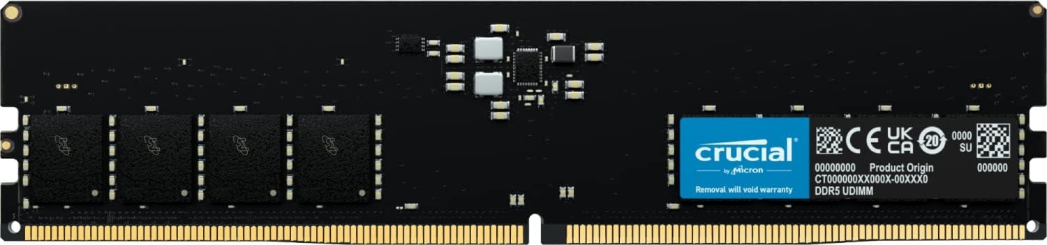 Модуль памяти DIMM 32GB DDR5 Crucial CT32G48C40U5 (4800MHz)