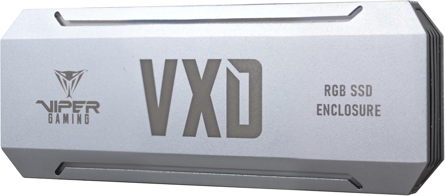 Жесткий диск внешний корпус для SSD Patriot TXD PV810UPNGM (M.2 NVMe, PCIe3.0, Alluminium, Dark Silver, USB-C)