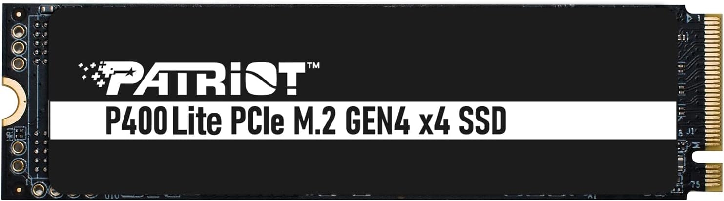 Накопитель SSD M.2 1000GB Patriot P400LP1KGM28H P400 Lite (M.2 2280 PCI-E, Reading 3500 MB/s, Writing 2700 Mb/s)