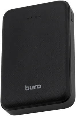 Источник питания Buro T4-10000 (10000mAh, 10W, 2A, 2xUSB-A, Black)