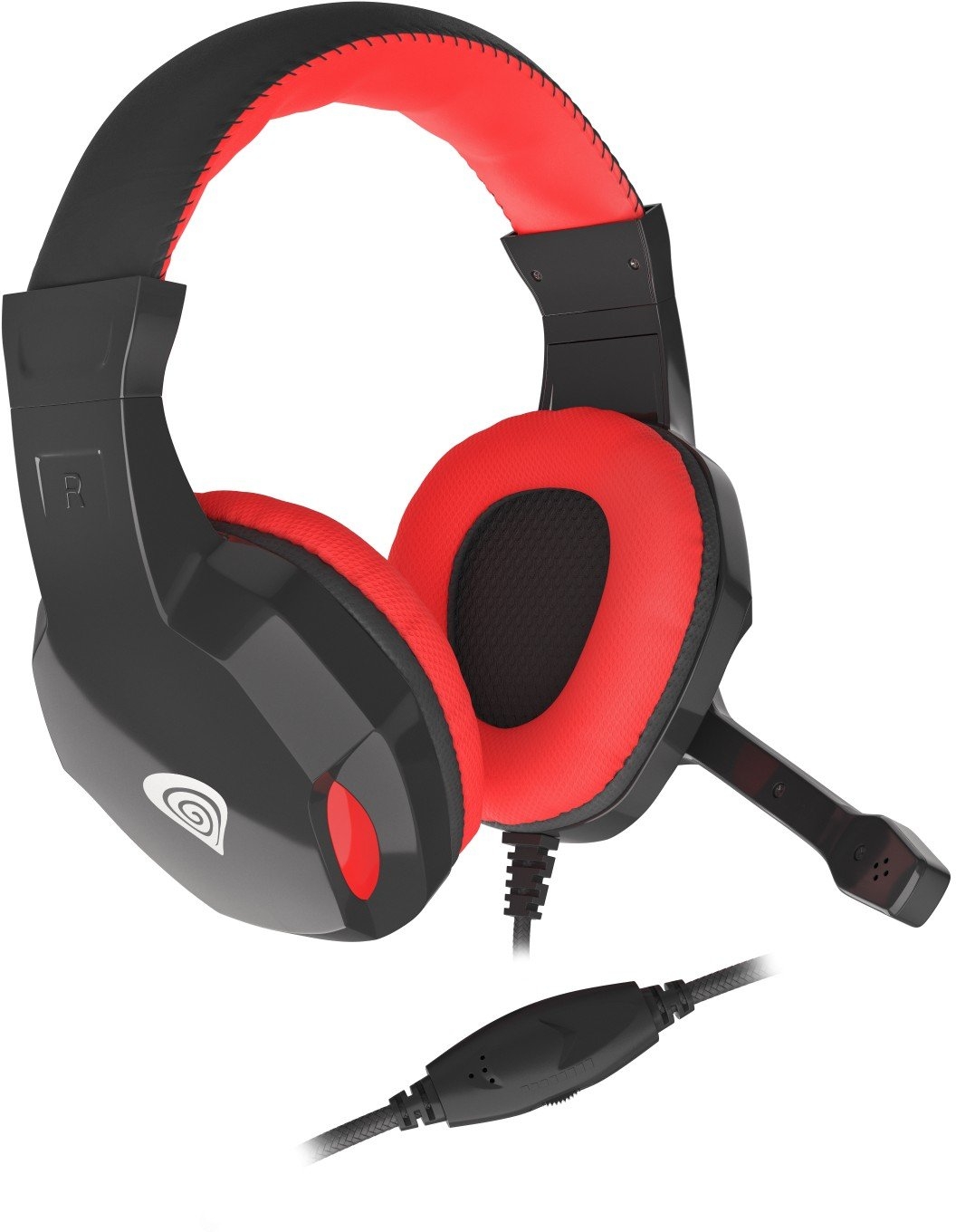 Наушники с микрофоном Genesis NSG-1437 Argon 110 Black-Red, Gaming (Mini-Jack)