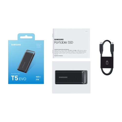 Накопитель SSD внешний 2TB SAMSUNG T5 EVO Portable T5 MU-PH2T0S/EU (2.5