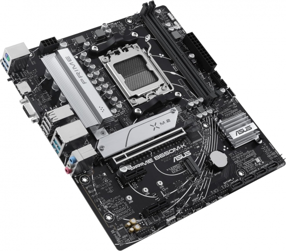 Мат. плата ASUS PRIME B650M-K (S-AM5, B650, VGA, HDMI, 3xPCI-E, 2DDR5, 2xM.2, SATAIII, SATA3, GbLAN)