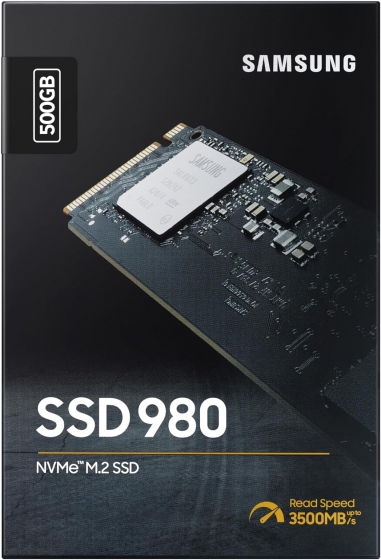 Накопитель SSD M.2 250GB SAMSUNG 980 MZ-V8V250BW (M.2 2280, PCI-E x 4, Reading 2900 MB/s, Writing 1300 Mb/s)