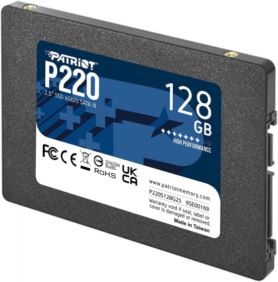 Накопитель SSD 128GB PATRIOT P220S128G25 P220 (2.5