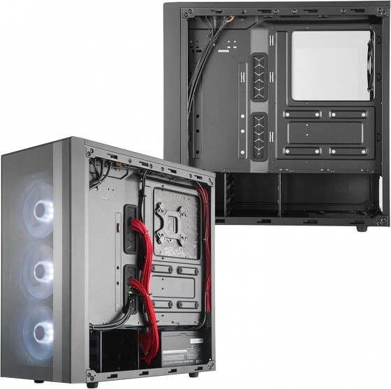 Корпус MidiTower Cooler Master MasterBox NR600 w/o black (MidiATX)