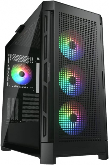 Корпус MidiTower Cougar AirFace Pro RGB w/o black (MidiATX)