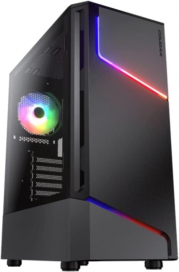 Корпус MidiTower Cougar MX360 RGB w/o black (MidiATX)