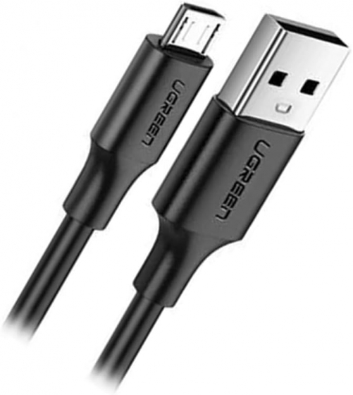 Кабель Ugreen 60136 (Micro USB(M) to USB 2.0(M), 1m, Black)