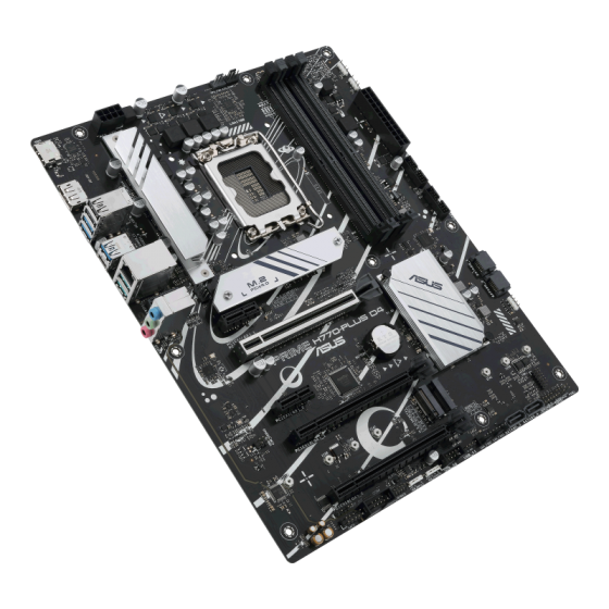 Мат. плата ASUS PRIME H770-PLUS D4 (S-1700, H770, HDMI, DP, 5xPCI-E, 4DDR5, 3xM.2, 4xSATA3, GbLAN)