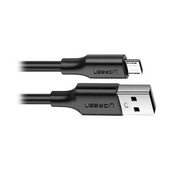 Кабель Ugreen 60138 (USB-A(M) to Micro USB(M), 2m, 18W, Black)