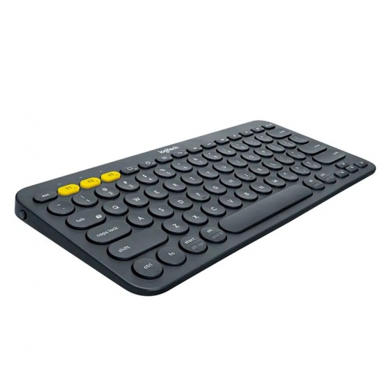 Клавиатура беспроводная Logitech K380 Multi-Device (Bluetooth, US/RU Layout, Dark Grey)