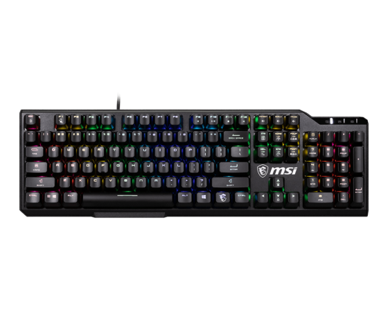 Клавиатура MSI VIGOR GK41 LR (Gaming, Mechanical, Multimedia, Black, USB, US/RU Layout)