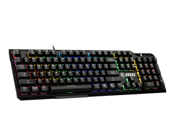 Клавиатура MSI VIGOR GK41 LR (Gaming, Mechanical, Multimedia, Black, USB, US/RU Layout)