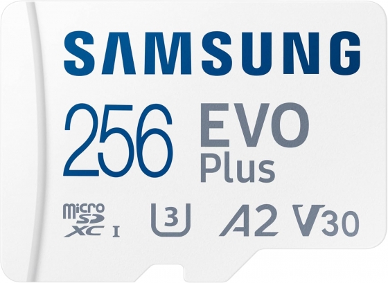 Карта памяти Micro SD Samsung EVO Plus 256GB MB-MC256SA/EU (w/Adapter, Class 10)