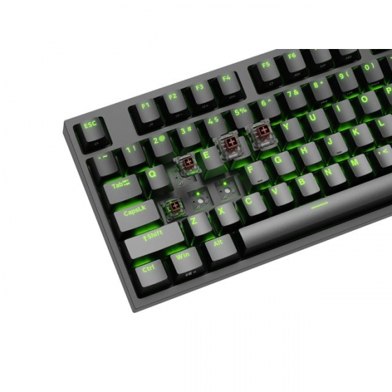 Клавиатура Genesis NKG-2071 THOR 404 TKL RGB, Backlight, Mechanical, Gaming (USB, US Layout)