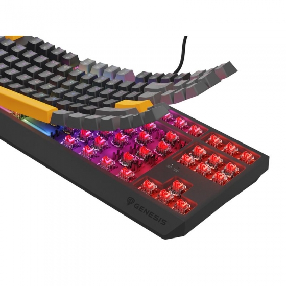 Клавиатура Genesis NKG-2081 THOR 230 TKL RGB, Backlight, Mechanical, Gaming (USB, US Layout)