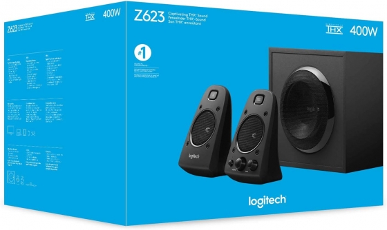 Колонки Logitech Z623 (2.1, THX 200W, Black)