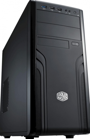 Корпус MidiTower Coolermaster CM Force 500 w/o black (MidiATX)