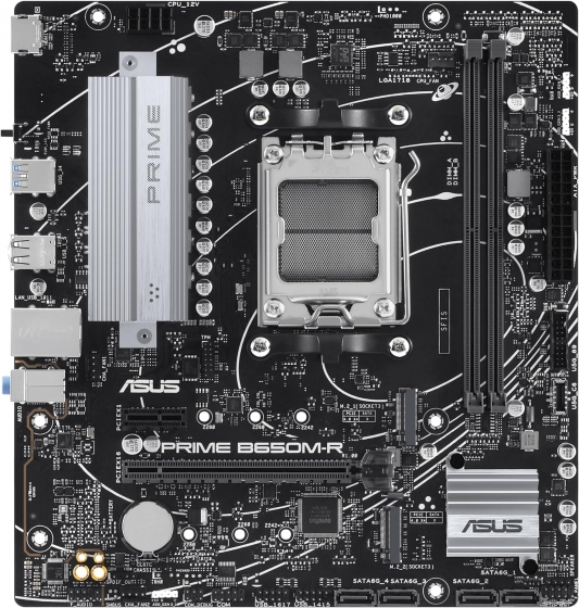 Мат. плата ASUS PRIME B650M-R (S-AM5, B650, HDMI, 2xPCI-E, 2DDR5, 2xM.2, SATAIII, SATA3, GbLAN)