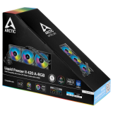 Кулер система жидкостного охлаждения Arctic Liquid Freezer III 420 A-RGB Black  (Universal socket INTEL, PWM)