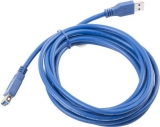 Удлинитель LANBERG CA-USBE-10CC-0030-B CABLE USB 2.0 AM-AF 2.0 BLUE 3M